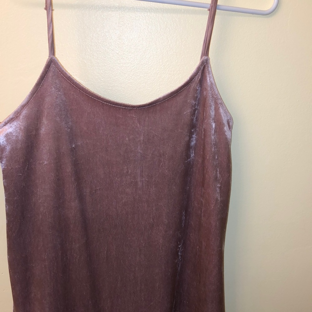 TEEZE VELVET DRESS PINK SIZE SMALL